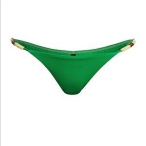 Vix Paula Hermanny Green Sprite Bondi Bikini Bottom Swimwear Size XS